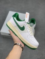 工厂套现 双十二福利 原本地1 版本 Nk Air Force 1 空军一号低帮 帆白绿 官方同步 原装级别 原楦头原纸板 打造纯正空军版型#专注外贸渠道 全掌