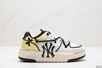 真标korea韩国ss19限定发售ny美国榄球洋基队限定 X Mlb Big Ball Chunky A Running厚底老爹厚底休闲运动慢跑鞋 货号:3As