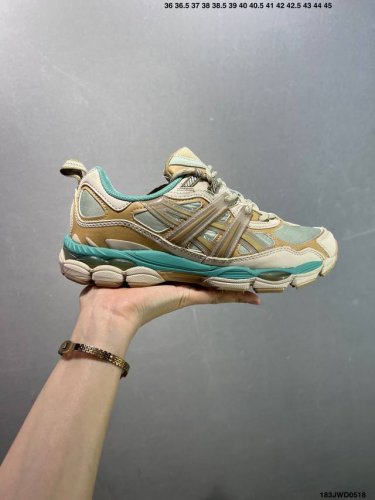 公司级Asics Gel-Nyc Utility 棕蓝色 亚瑟士新款厚底街头运动休闲鞋 asics亚瑟士推出全新Gel-Nyc 彰显纽约都市活力 这次的新系列融