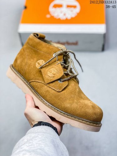 Timberland添柏岚 新款 加绒加厚 靴子天伯伦中帮马丁靴 踢不烂经典大黄靴 防水面料 中帮靴子 马丁靴 户外休闲潮流系列板鞋 搭配防臭防腐真皮乳胶鞋垫，