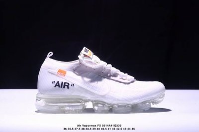 180 公司级Virgil Abloh主理设计师品牌Off-White X Nike Air Vapormax Fx 二代全掌大气垫系列飞织低帮百搭休闲运动慢跑