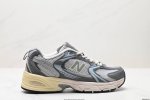 真标New Balance Mr530系列复古老爹风网布跑步休闲运动鞋 #采用优质纤维革+透气网眼布材质材质 货号:Mr530Aa1 尺码:36 37 37.5