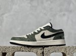 Air Jordan 1 Low Aj1 乔1 北面联名-全猪八夜绿 高端定制 低帮复古篮球鞋 Dm9188-004 #定制鞋盒 大厂纯原品质出货 超高清洁度
