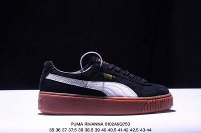 Puma Rihanna Suede彪马 蕾哈娜 松糕鞋厚底板鞋 ！ 货号：363559-10 尺码：如图所示 Xm0102Q750
