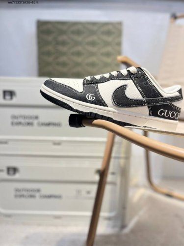 古驰 X Nike Sb Dunk Low 大厂出品 极力推荐 新配色 原装头层材料 独家版型蒸餾加工 帶來的是更好的视觉和脚感体验 大厂纯原品质出货 清洁度