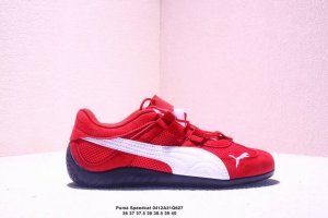 彪马 Puma Speedcat Og+ Sparco 防滑耐磨 支持侧踏时的踏步工作 即使在健身房等使用环境中也能确保透气性 像吸盘一样的设计是为了提高体育馆