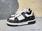310 #新品上市实拍 全新Lv路易威登Louis Vuitton Trainer Sneaker Low休闲运动文化百搭篮球板鞋Waldaa2824