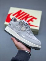 Nike Air Force 1'07 Low 迪奥联名 古典灰 空军一号低帮休闲板鞋 Df0188-041 #原楦头原纸板 原装鞋盒 定制五金配件 内置全掌气