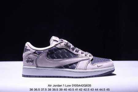 海外爆款限量发售！公司级 Travis Scott X Fragment Design X Jordan Air Jordan 1 Low Og Sp 多方联名 - 点击图像关闭