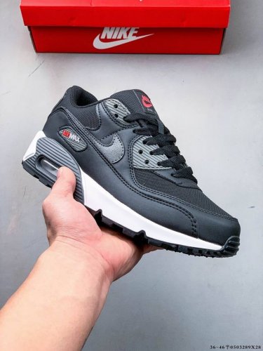 公司级！耐克 Wmns Nike Air Max 90 Oreo 半掌气垫全皮复古运动休闲慢跑鞋 0503289X28