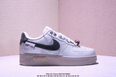 公司级 Nike Air Force 1 Low’07 空军一号低帮休闲板鞋 定制皮料 原楦原纸板 纯正空军版型 内置全掌气垫 货号：男 Cw2288-114