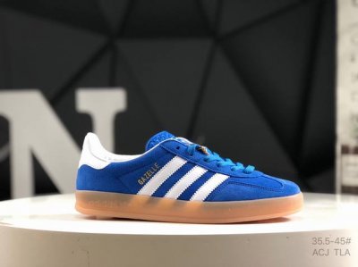 阿迪达斯 Ad Original Gazelle Indoor Trainers 瞪羚室内鞋系列低帮复古百搭休闲运动德训风板鞋 高端零售特供批次 原厂定制长毛翻