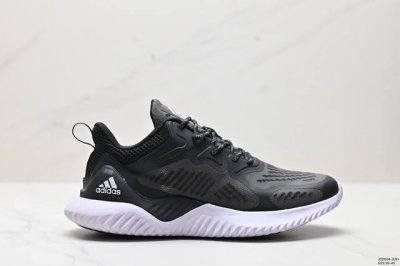 公司级阿迪达斯adidas Alphabounce M 阿尔法高弹马牌鲨鱼鳃纹大底休闲运动慢跑鞋 货号：B43615 尺码：36-45 Id:Jdd534-Gz