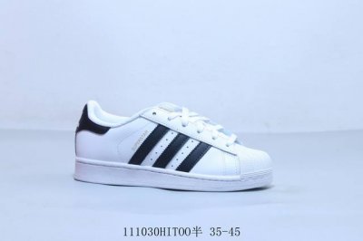 130 阿迪达斯Adidas Originals Superstar防滑耐磨轻便透气 低帮 贝壳头板鞋 111030Hitoo半 35-45