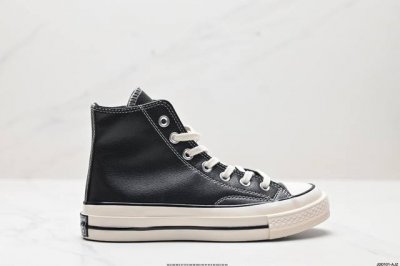 公司级Converse 1970s Chuck 70 Hi 匡威 经典百搭 防滑轻便 皮面 高帮休闲鞋 货号:167064C 尺码:35.5 36 36.5 3