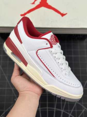 Air Jordan 2 3 Low Chicago 低帮 芝加哥白红 Aj1.5 乔丹1.5代 乔丹篮球鞋系列 Jordan合体鞋新成员jordan 2 3， - 点击图像关闭