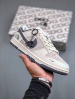 Nike SB Dunk Low 北面联名-猪八墨蓝勾 周年高端定制 低帮休闲板鞋 DQ1098-513 #定制鞋盒 大厂纯原品质出货 超高清洁度 皮料切割干净