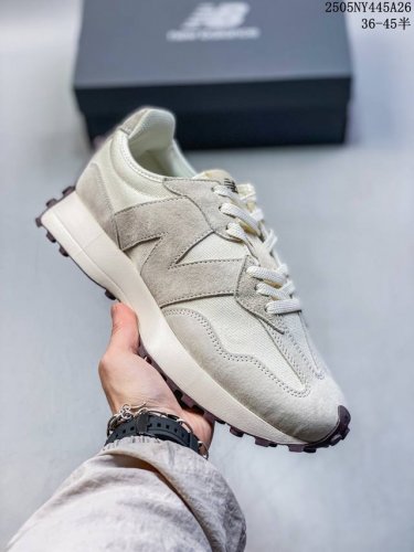 真标带半码 new Balance Nb327复古美感舒适运动皮革合成革减震防滑耐磨透气包裹性支撑低帮休闲跑步鞋 尺码 见图 编码 05Ny445A26