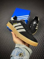 180 B支持放店 adidas Originals Gazelle Indoor 黑 三叶草休闲防滑耐磨低帮板鞋 货号: Ji2755 尺码：36-45（半）