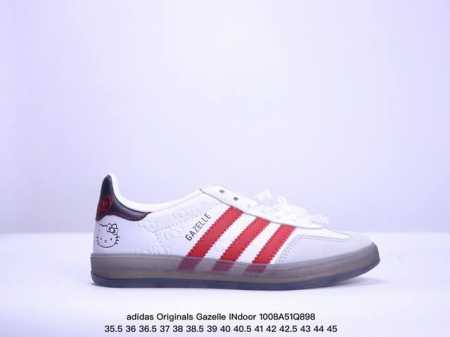 公司级adidas Originals Gazelle Indoor 三叶草休闲防滑耐磨低帮板鞋 鞋头出色设计 塑就出众贴合感 稳固的后跟贴合足部曲线设计 软弹 - 点击图像关闭
