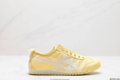 公司级onitsuka Tiger鬼冢虎 Mexico 66 Slip-On 一脚蹬低帮夏季透气运动休闲鞋 货号: 3B603-750 尺码:36 37 37.