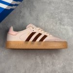 本地 核心私 阿迪达斯Adidas Originals Samba W 桑巴舞加大厚底版系列德训风百搭松糕休闲运动板鞋 #男女鞋半码制#原楦原纸版开发#采用硬质