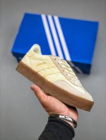 Clot X Adidas Originals Gazelle Crepe Sole pack 舒适 防滑耐磨 陈冠希同款丝绸面料鞋款设计上 为经典 Gazel