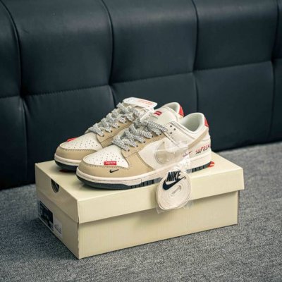 核心私 Nike Dunk 全套原楦原模倾力打造完美版型 独家原厂航空铝磨具打磨大底 鞋头坡度极致还原 无解鞋型 原盒原配 圈内天花板工艺 原厂冲刀 超高清洁度
