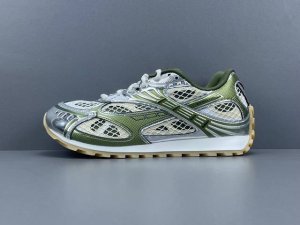 渠道优势，！ GOD版 BV Bottega Veneta葆蝶家 Orbit 时尚舒适 低帮 生活休闲鞋 男款 灰绿 尺码36-45