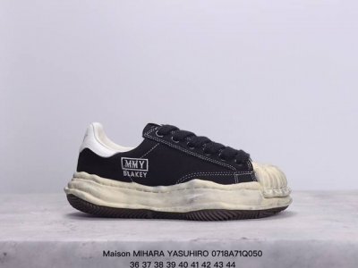 公司级余文乐挚爱单品 复古溶解风 日本概念时装设计师三原康裕品牌mmy Maison Mihara Yasuhiro Original Sole Canvas