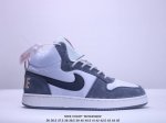 公司级耐克 NIKE COURT BOROUGH MID 中帮百搭透气休闲运动板鞋 经典耐用的设计 兼顾舒适脚感和出众风范 演绎匠心之作 结构性的支撑贴合感结合