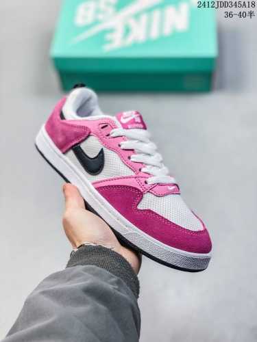 真标半码 Nike耐克新款sb Alleyoop 夏季运动透气板鞋 尺码：36-40半 36-46半 编码：12J 345A18