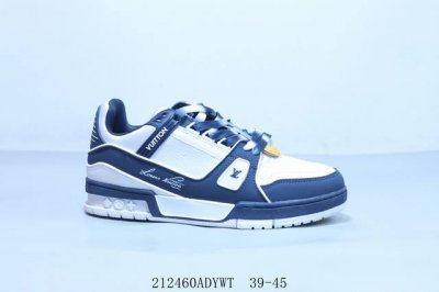 Lv路易威登Louis Vuitton Trainer Sneaker Low休闲运动文化百搭篮球鞋 212460Adywt 39-45