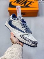 海外爆款限量发售！公司级 Nike Jordan Air Jordan 1 高端定制 低帮 复古 减震 防滑 耐磨 篮球鞋 定制鞋盒 大厂纯原品质出货 超高清洁