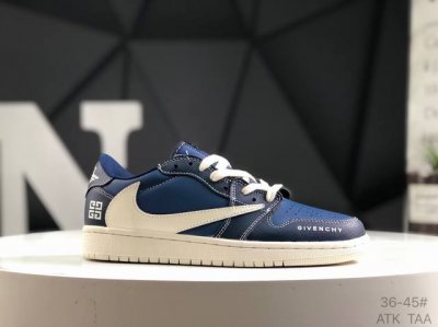 真标带半码 耐克 Air Jordan 1 Low Aj1 乔1 联名 倒钩 高端定制 低帮复古文化板鞋 货号 Qy0568-962 定制鞋盒 大厂纯原品质出货