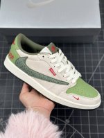 Travis Scott X Fragment Design X Air Jordan 1 Low Og Sp Aj1 乔1 蛇年限定 青蛇 低帮文化休闲板鞋