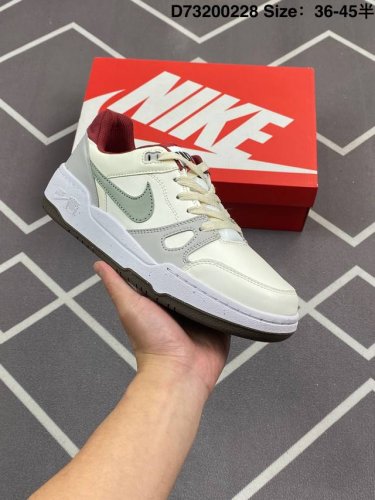 蛇年限定 耐克 Nike Full Force Lo 扣篮系列低帮休闲运动滑板板鞋采用软质牛剖皮鞋面材质#正确后跟反口里弧度#原厂中底布正确印刷#鞋垫嵌入缓震乳