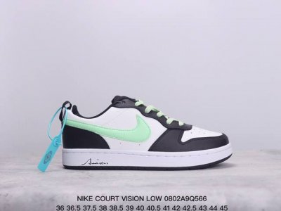 nike Court Vision Low小空军 低帮百搭透气休闲运动板鞋。 百搭单品正面、内侧、外侧、前面和后面视角看下这双白又白的小白鞋，它好像是一双经典的