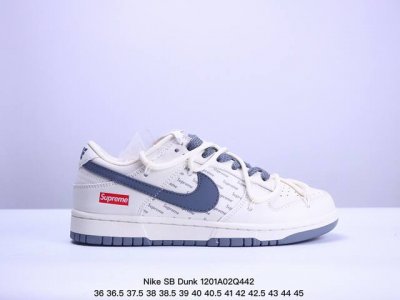 海外爆款限量发售！公司级 Nike Sb Dunk Low“Supreme联名 陨石灰刻字” 周年高端定制 低帮休闲板鞋 定制鞋盒 大厂纯原品质出货 超高清洁度