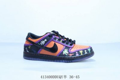 耐克 Nike Sb Dunk Low Pro 复古低帮 休闲运动滑板板鞋 黑银 货号 313 -801 413400Dduqy半 36-45
