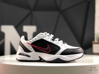 160 真标带半码Nike Air Monarch Iv皮革 日常百搭 減震防滑 低帮生活休闲鞋 货号:415445-101 尺码:36 36.5 37.5 3