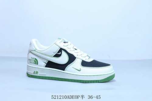 nike Air Force 1 Af1耐克 空军一号休闲板鞋 北面 货号 Sc9207-527 521 Adeop半 36-45
