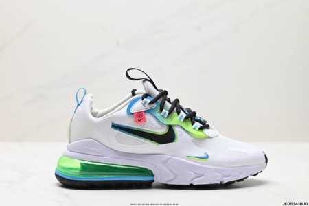 公司级耐克nike Air Max 270 React Ww大气垫 减震 耐磨 休闲跑步鞋 货号:Ck6457-100 尺码:36 36.5 37.5 38 3 - 点击图像关闭