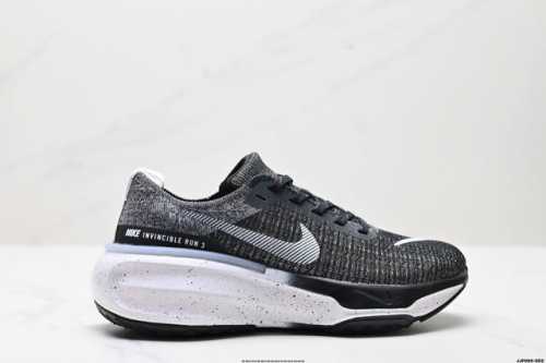 真标耐克Nike Zoomx Invincible Run Fk3 短跑马拉松系带系列轻量休闲运动慢跑鞋 货号:Fj1046-100 尺码:36 36.5 37