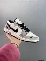 310 公司级Air Jordan Aj1 Low 低帮系列定制配色Sj9950-012 原厂内置气垫魔块 A模大底 头层小牛皮 鞋舌Aj原厂专用牛津布+Aj专