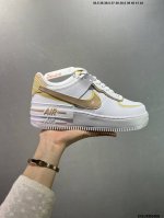 公司级空军马卡龙果冻系列 耐克 Nike Air Force 1 Shadow Af1解构机能拼接 空军一号轻量增高魔术贴低帮百搭板鞋，一改原先的常规 Swoo