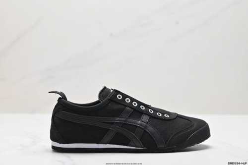 公司级onitsuka Tiger鬼冢虎 Mexico 66 Slip-On 一脚蹬低帮夏季透气运动休闲鞋 货号:D3K0Q-9090 尺码:36 37 37.