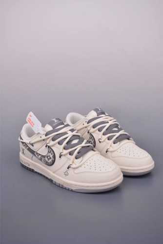 Nike Sb Dunk Low Lv联名 解构抽绳鞋带 纯原大厂出品 极力推荐 原装头层材料 独家版型蒸餾加工 帶來的是更好的视觉和脚感体验 大厂纯原品质出货