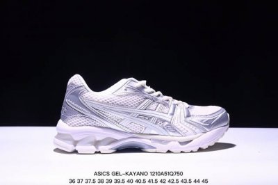 公司级asics 亚瑟士 透气网眼鞋面配合部分合成革材质 采用全新ahar+橡胶材质,更加耐磨日本专业跑鞋品牌 Asics 亚瑟士 Gel-Kayano 14