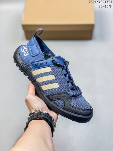 Climacool Boat Lace Graphic三叶草男女透气涉水鞋沙滩鞋阿迪户外运动鞋涂鸦速干溯溪凉鞋轻便 货号:Ba8395 尺码：见图 编码：04N